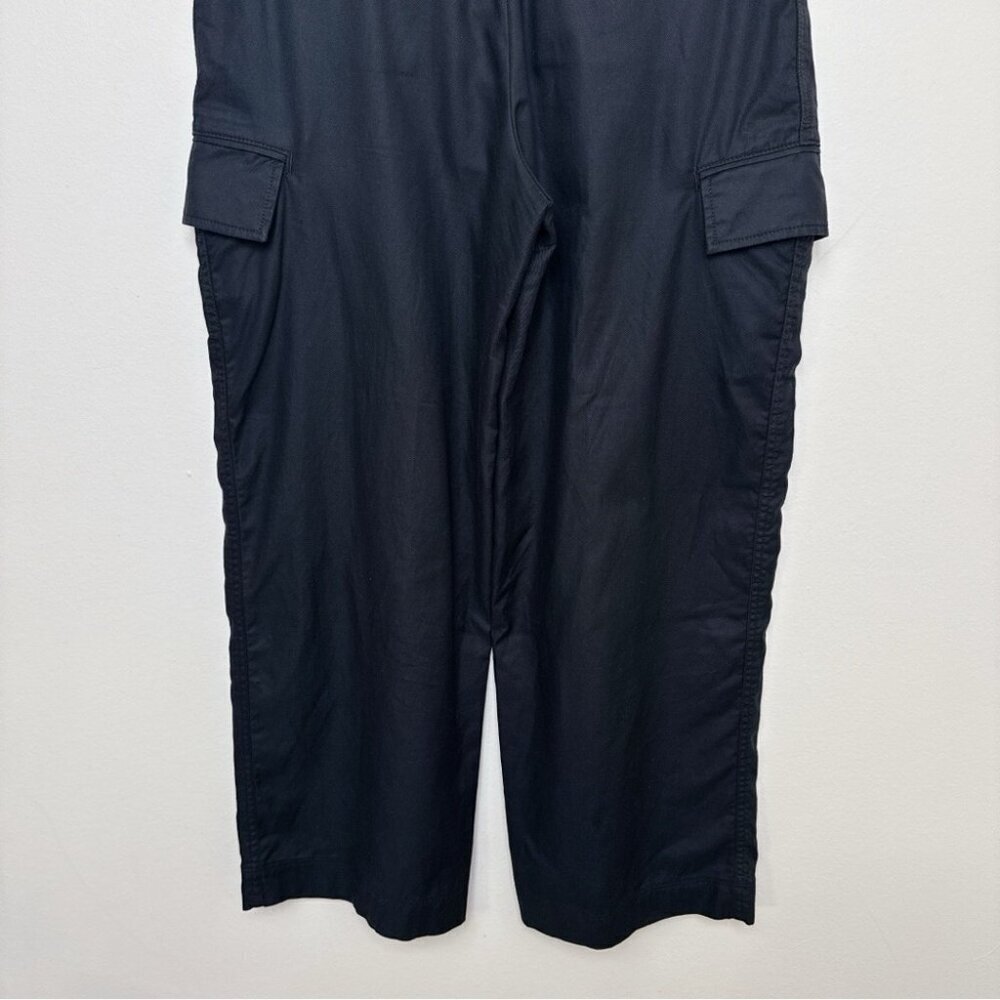 Banana Republic Womens 8 High Rise Cargo Wide Leg Black Painter Pant - Picture 13 of 14